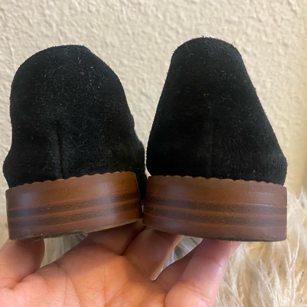 Franco Sarto black Suede Loafers - Picture 5 of 7